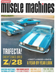 HEMMINGS MUSCLE MACHINES 2024 FEB - Z/28 67-69, 68 COBRA JET MUSTANG,CAMARO Z28